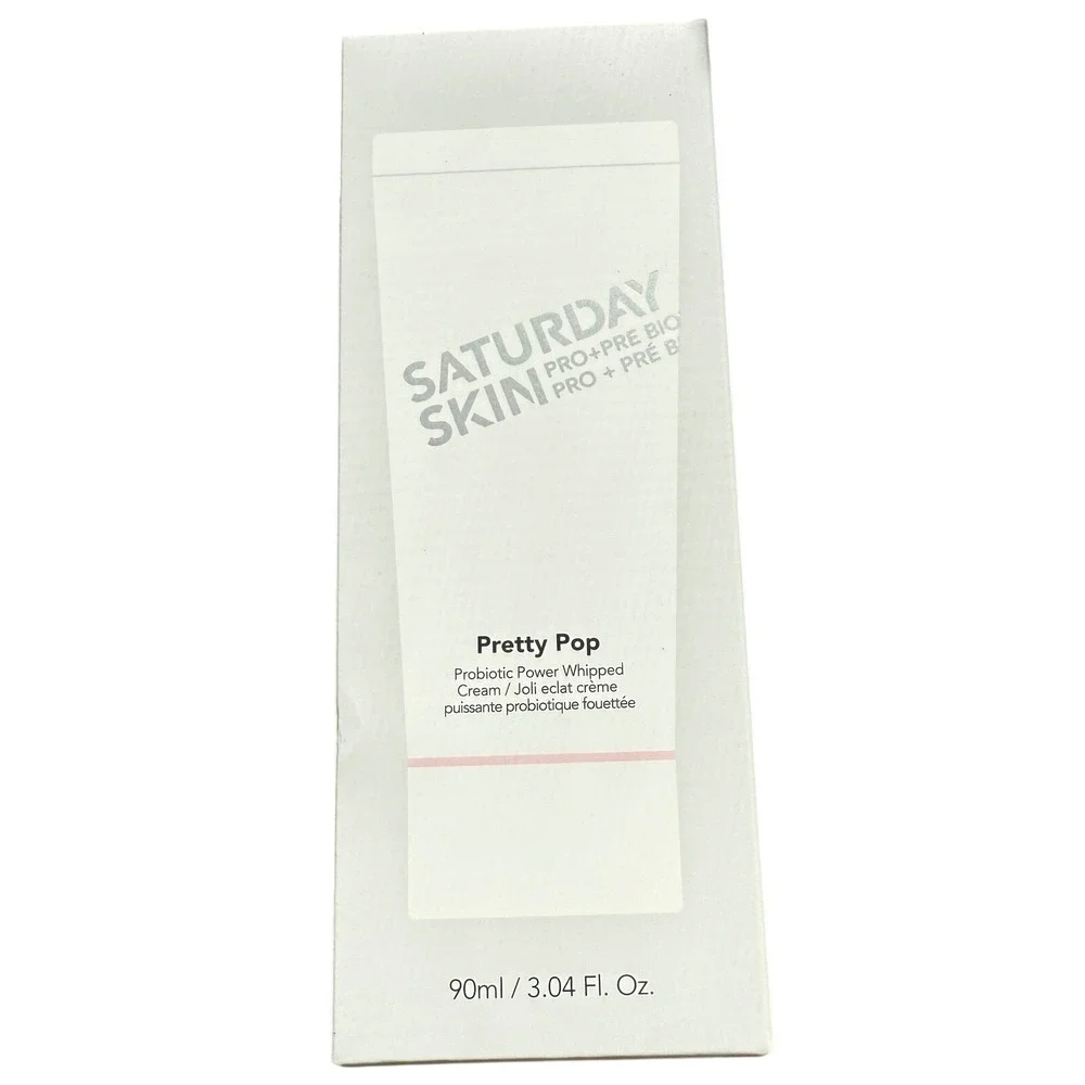 Saturday Skin Pretty Pop Probiotic Power Whipped Face Cream 90ml 3.04oz‎ NIB